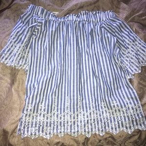 H&M shirt off the shoulder